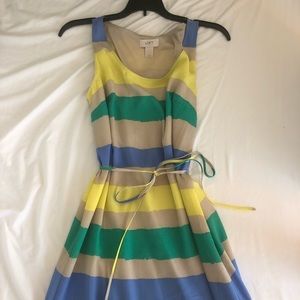 Loft striped long dress
